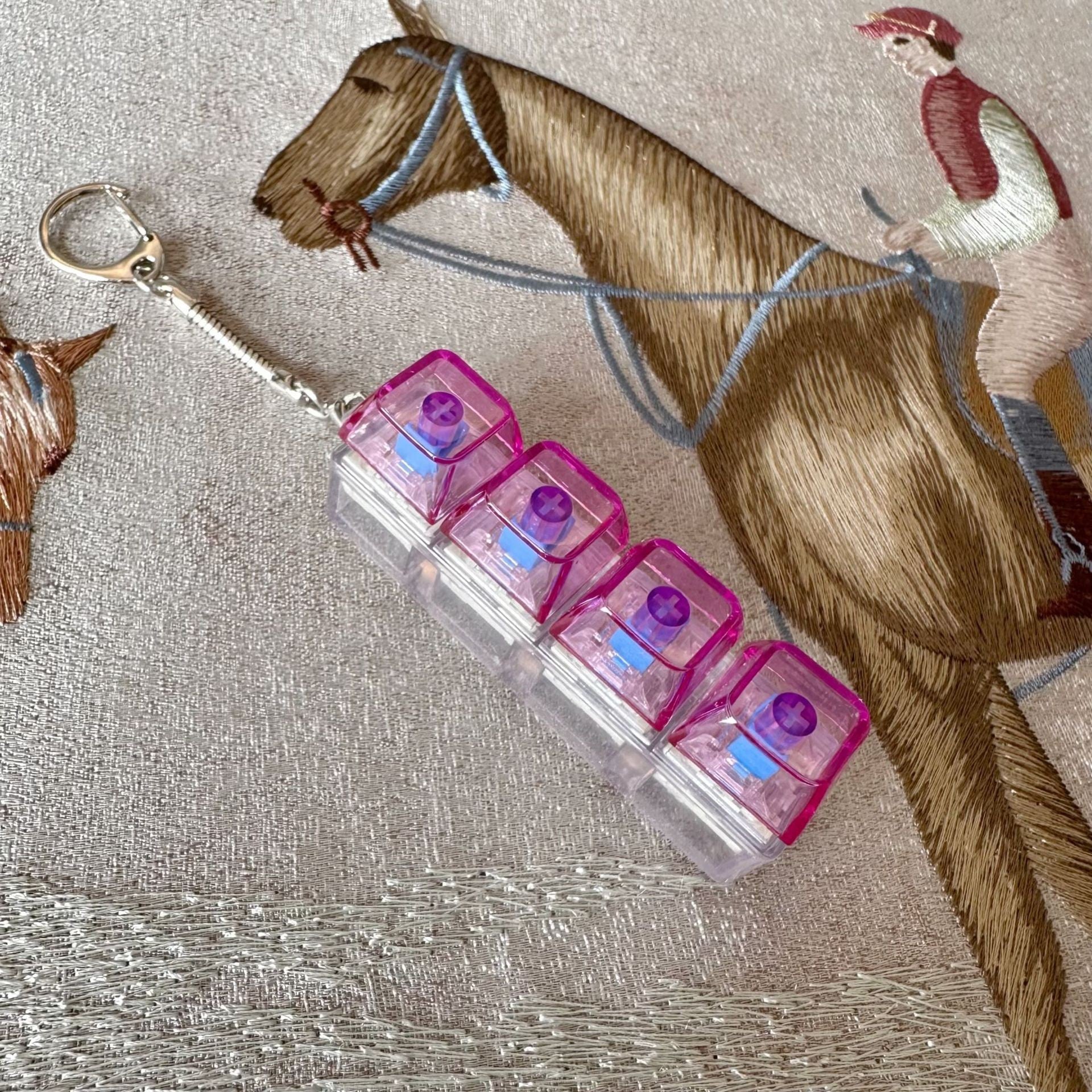 ClickyClub™ RGB Fidget Keychain